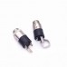 50 PCS Headphone Jack 3 5 Audio Jack 3  pin with Nut Vertical Dual  channel ROHS